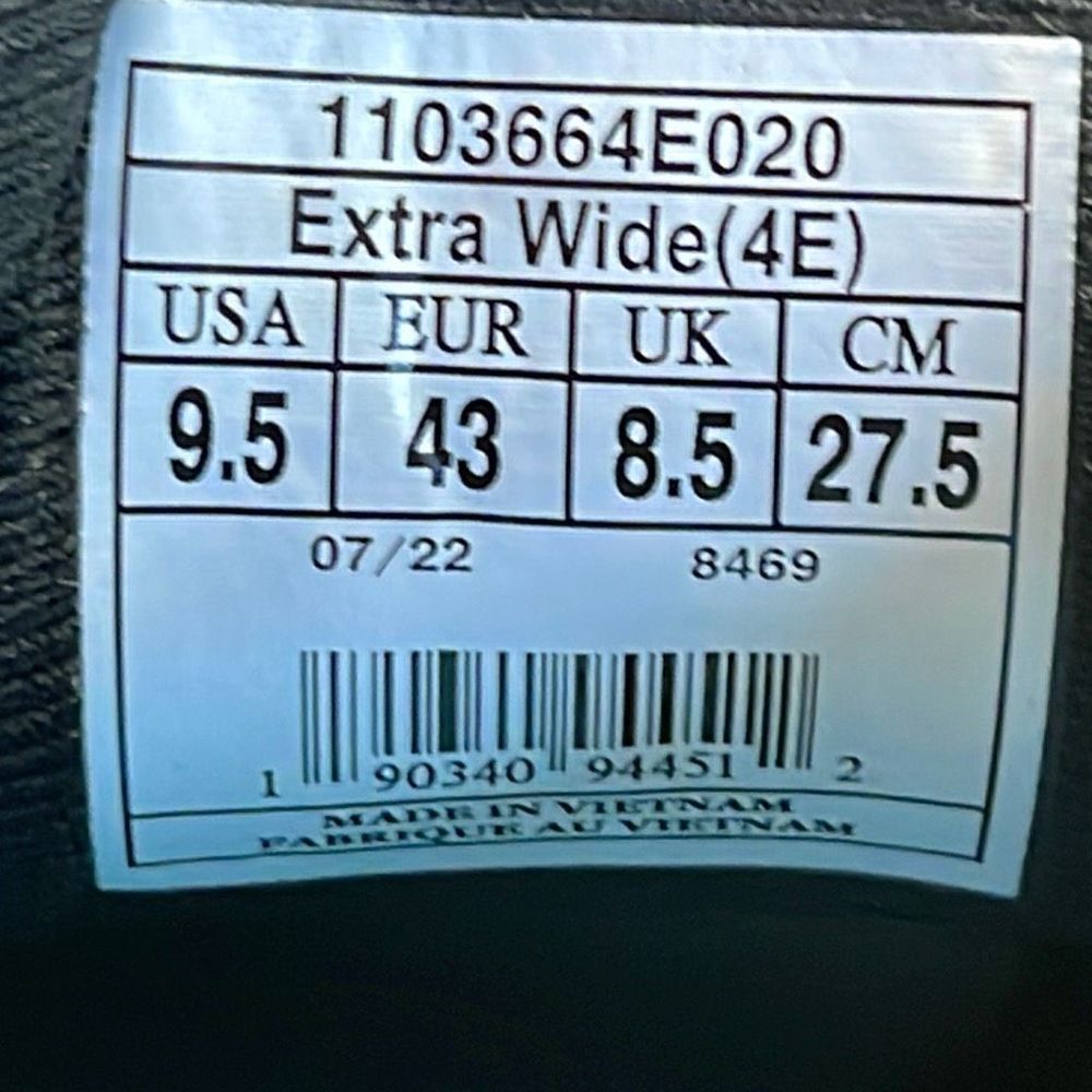 Brooks Adrenaline GTS 22 Black Running Shoes 1103664E020 Women’s Size 9.5 4E - Picture 11 of 12